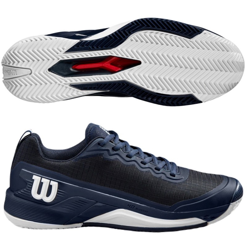 Wilson Rush Pro 4.5 Clay navy blue 2024 padel shoes