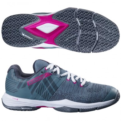 Babolat Sensa Women grey white 2024 padel shoes