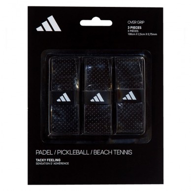 Overgrips Adidas Tacky negro microperforado