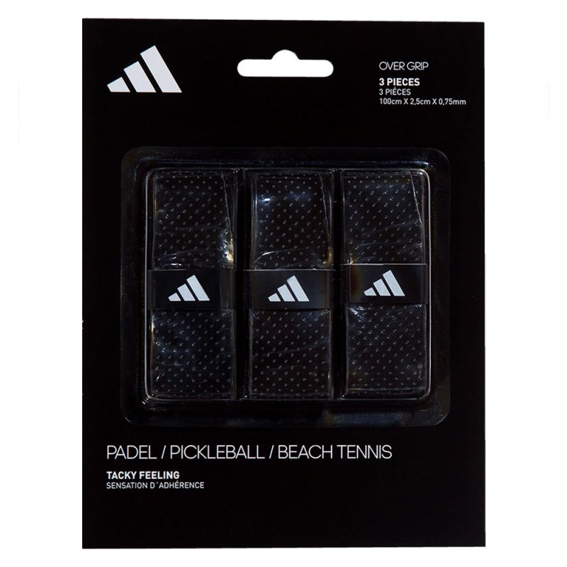 Overgrips Adidas Tacky negro microperforado Overgrips Adidas Tacky negro microperforado