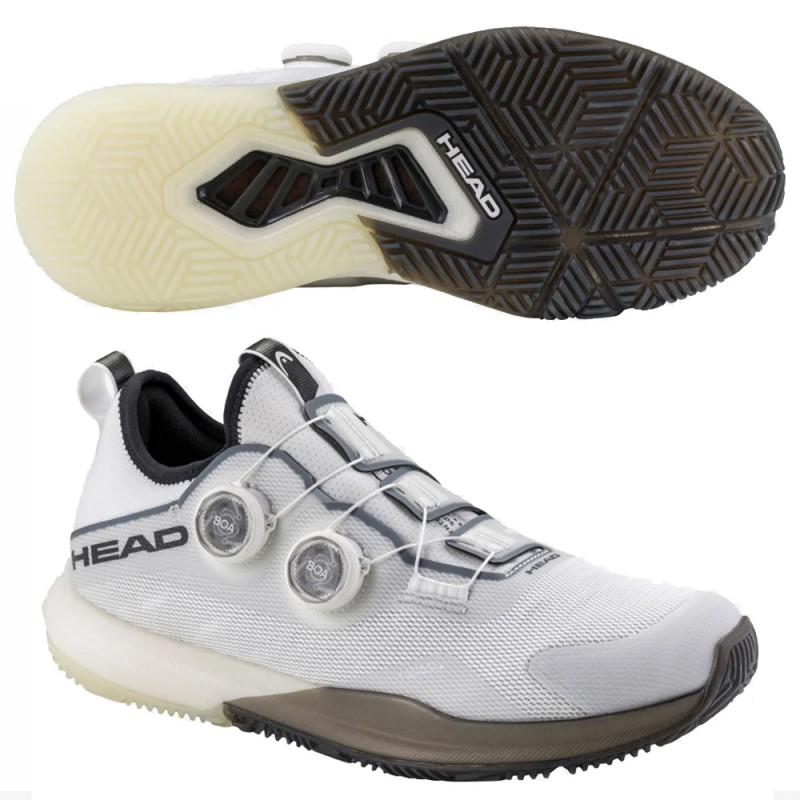 Head Motion Pro BOA white black 2024 padel shoes Head Motion Pro BOA white black 2024 padel shoes
