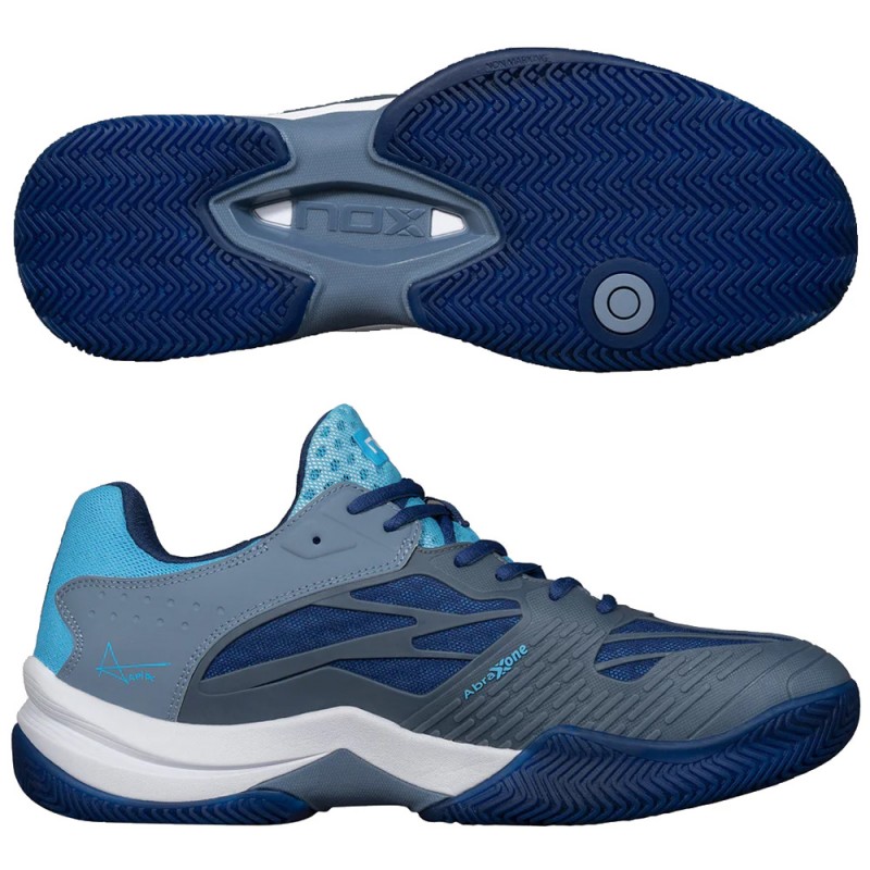 Nox AT10 Lux Stone Bonnie blue 2024 Padel Shoes Nox AT10 Lux Stone Bonnie blue 2024 Padel Shoes