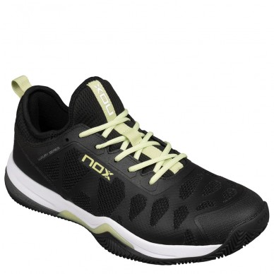 Nox Nerbo black soft lime 2024 padel shoes