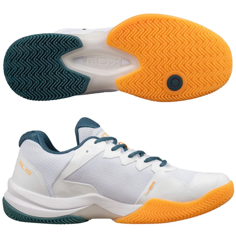 Nox ML10 Hexa white apricot 2024 padel shoes Nox ML10 Hexa white apricot 2024 padel shoes