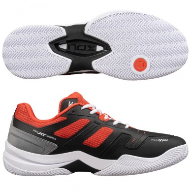 Nox AT10 Pro black red 2024 padel shoes