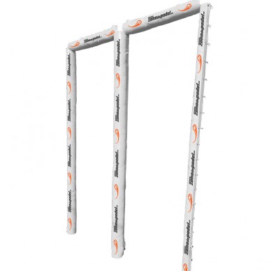 Padel court door protector with 2 spaces