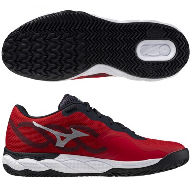 Mizuno Wave Enforce Court Padel salsa white vulcan 2024 padel shoes