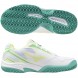 Mizuno Break Shot CC Woman white sunny lime 2024 padel shoes