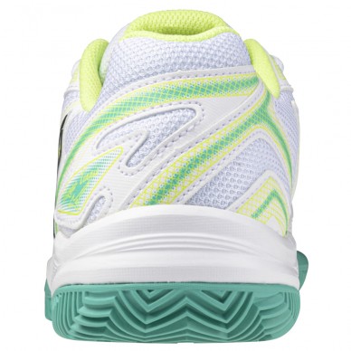 Mizuno Break Shot CC Woman white sunny lime 2024 padel shoes