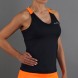 T-shirt Endless Diamond black orange