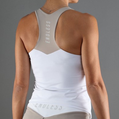 T-shirt Endless Diamond white delave