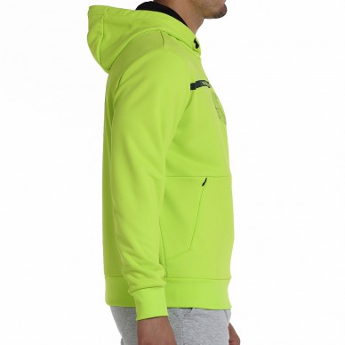 Bullpadel Baiona vibrant green sweatshirt