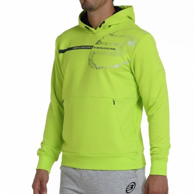Bullpadel Baiona vibrant green sweatshirt