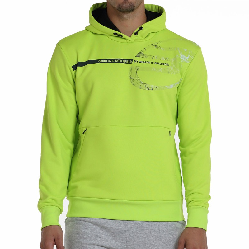 Bullpadel Baiona vibrant green sweatshirt Bullpadel Baiona vibrant green sweatshirt