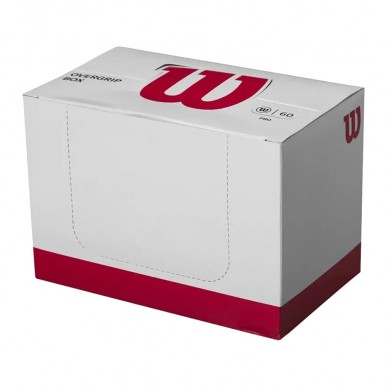 Wilson 60 Pro White Overgrips Cube