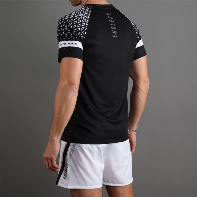 Endless Feisty Geo Black White T-shirt