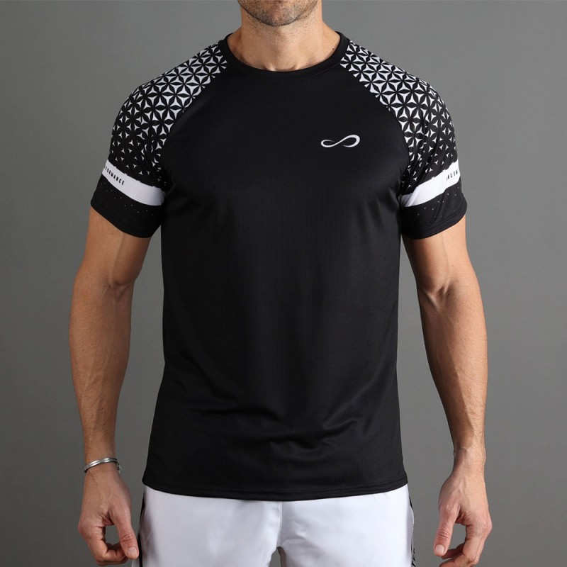 Endless Feisty Geo Black White T-shirt Endless Feisty Geo Black White T-shirt