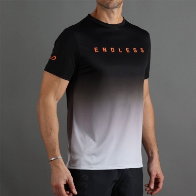 Endless Ace Degrade Black Grey T-shirt