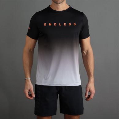 Endless Ace Degrade Black Grey T-shirt