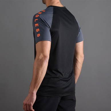 Endless Feisty Iconic black orange t-shirt