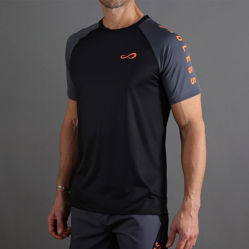Endless Feisty Iconic black orange t-shirt Endless Feisty Iconic black orange t-shirt
