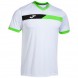 T-Shirt Joma Court white green fluor
