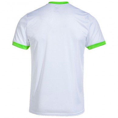 T-Shirt Joma Court white green fluor