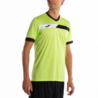 t-shirt Joma Court lime black