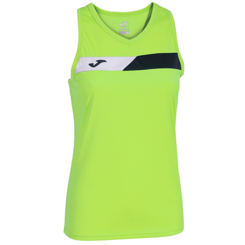 t-shirt Joma Court lime black