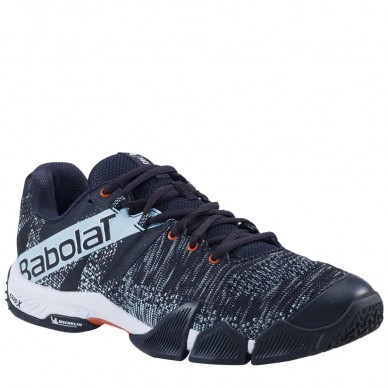 Babolat Movea Men black light blue 2024 padel shoes