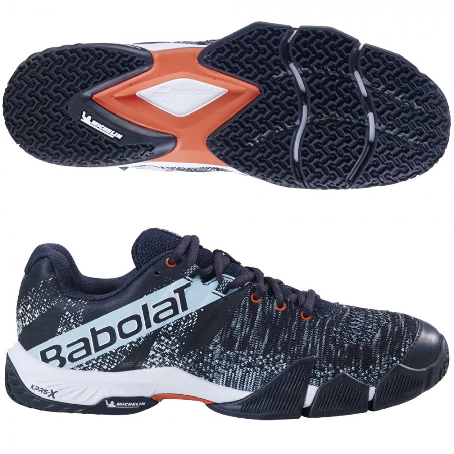 sneakers Babolat Movea Men black light blue Zona de Padel