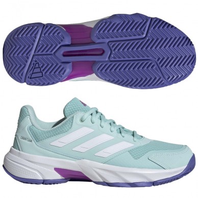 Adidas Courtjam Control W semi flash aqua 2024 padel shoes