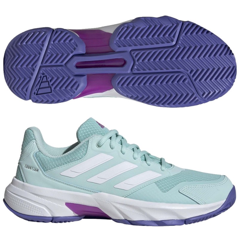 Adidas Courtjam Control W semi flash aqua 2024 padel shoes Adidas Courtjam Control W semi flash aqua 2024 padel shoes