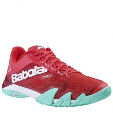 Babolat Jet Premura 2 Men Lebron electric red green 2024 Padel Shoes