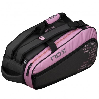 Nox Street Series gray pink padel bag
