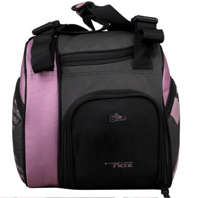 Nox Street Series gray pink padel bag