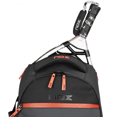 Nox Luxury Open Series red black backpack