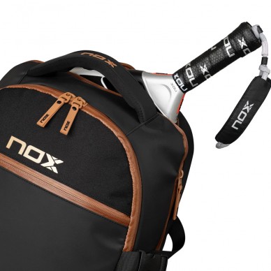 Nox Luxury Open Series black brown backpack