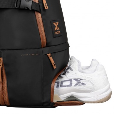 Nox Luxury Open Series black brown backpack