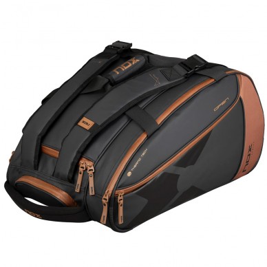 Nox Luxury Open Series Black Brown padel bag