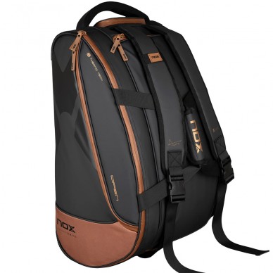 Nox Luxury Open Series Black Brown padel bag