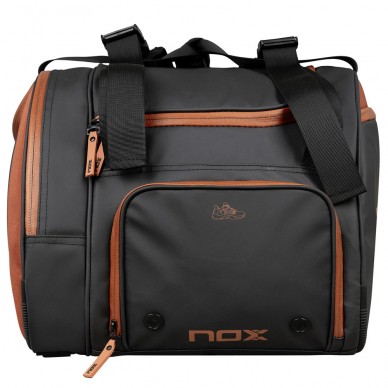 Nox Luxury Open Series Black Brown padel bag