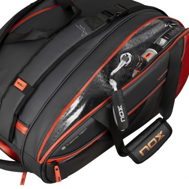 Nox Luxury Open Series black red padel bag