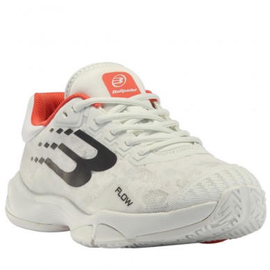 Bullpadel Flow 24I white orange 2024 padel shoes
