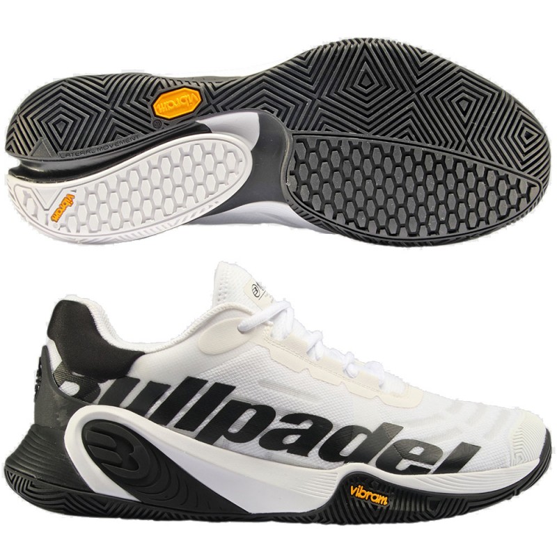Bullpadel Vertex Vibram 24I white black 2024 padel shoes Bullpadel Vertex Vibram 24I white black 2024 padel shoes