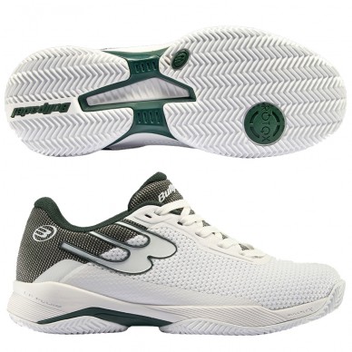 Bullpadel Performance Grip 24I white green 2024 padel shoes