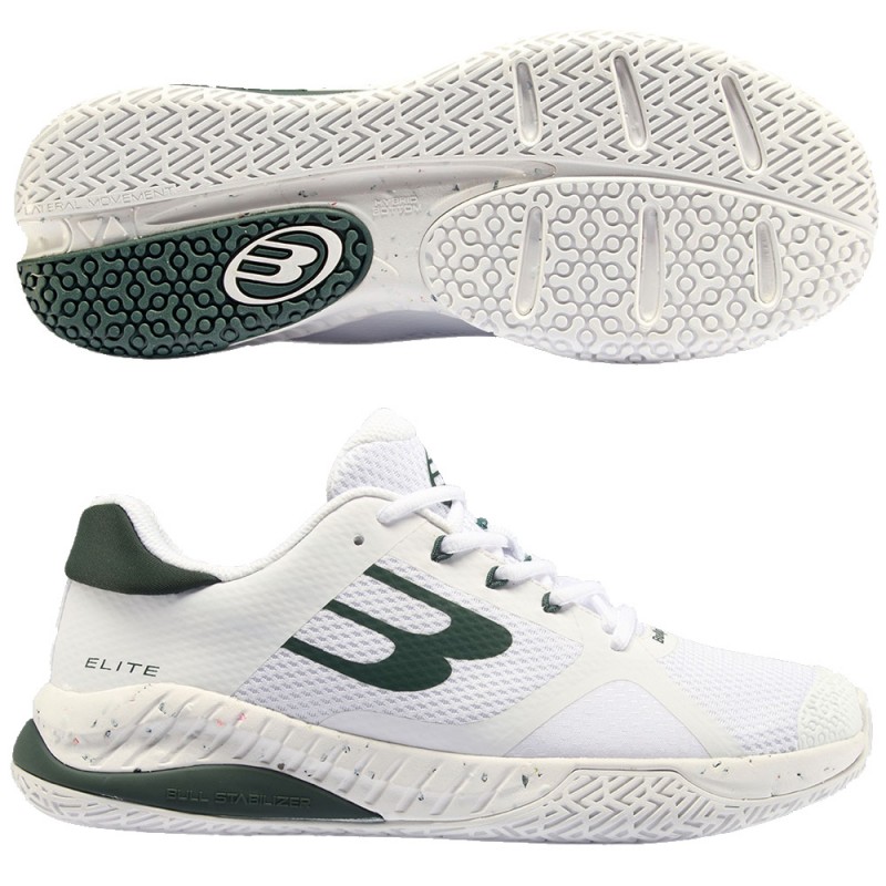 Bullpadel Elite 24I white green 2024 padel shoes Bullpadel Elite 24I white green 2024 padel shoes