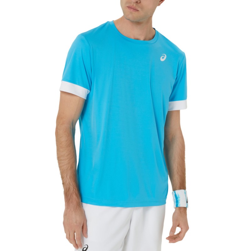 t-shirt Asics Men Court SS Top blue t-shirt Asics Men Court SS Top blue