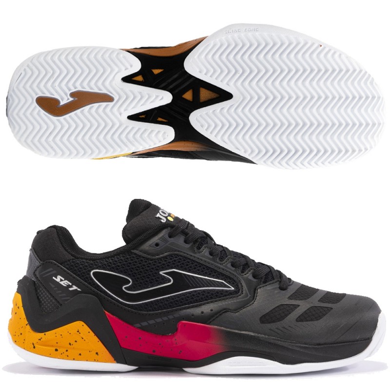 Joma Set Men 2401 black red 2024 padel shoes Joma Set Men 2401 black red 2024 padel shoes