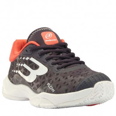 Bullpadel Flow 24I dark grey orange 2024 padel shoes